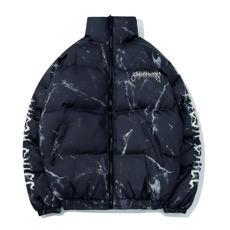 Winter Streetwear Thick Cotton Jacket for Men