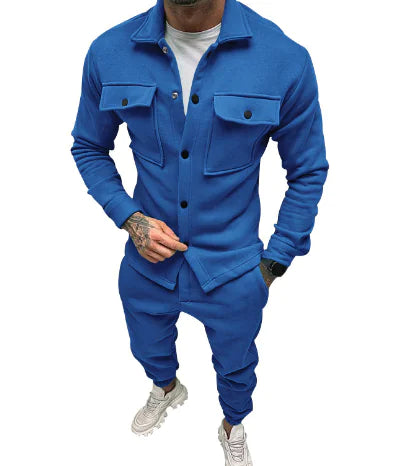 Jubil Joost Casual Streetwear Set for Men - Khaki (One Set)